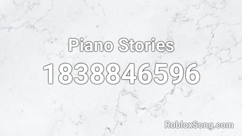 Piano Stories Roblox ID