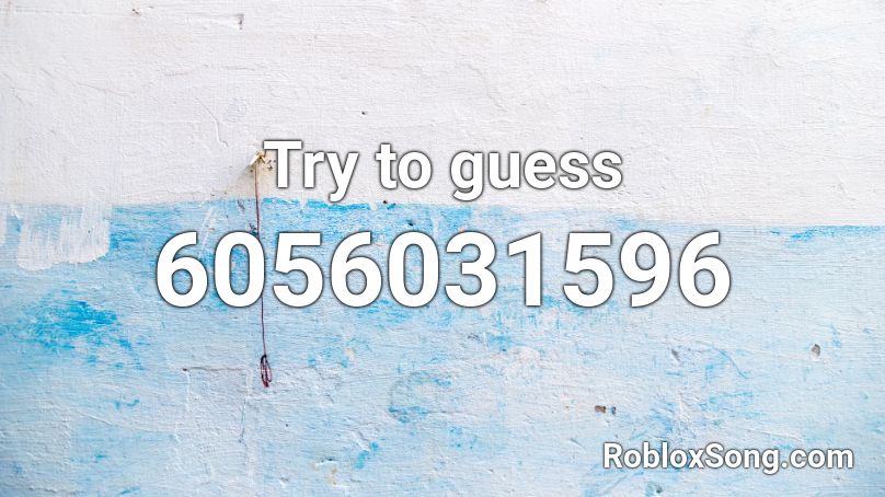 Try to guess Roblox ID