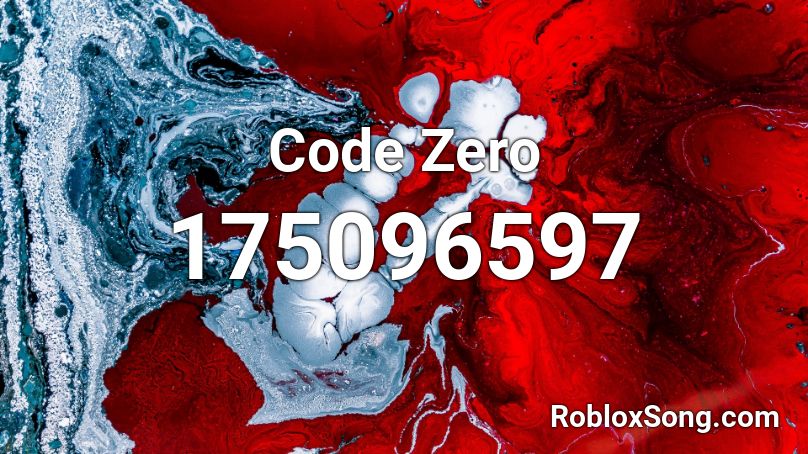 Code Zero Roblox ID