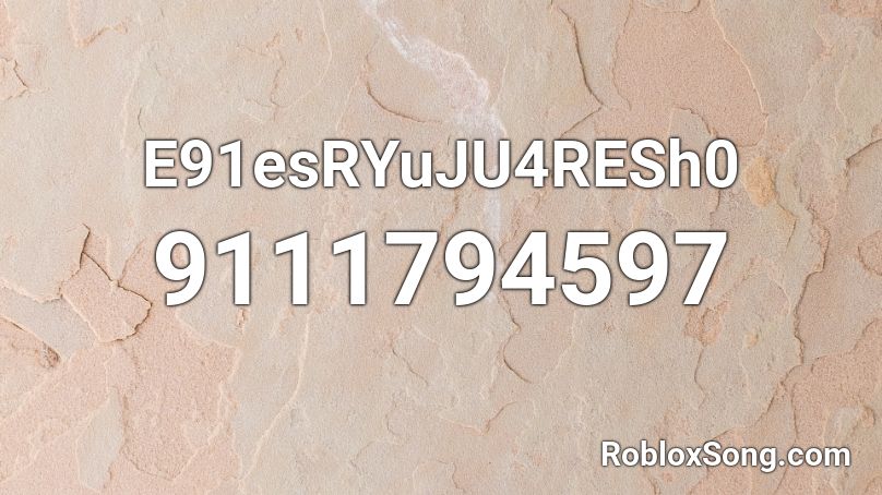 E91esRYuJU4RESh0 Roblox ID