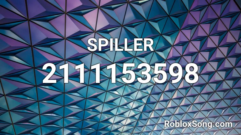 SPILLER Roblox ID