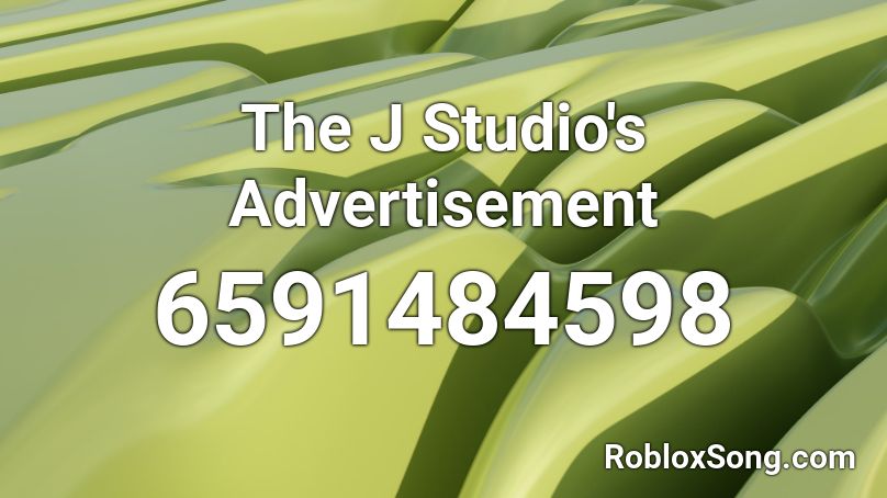 The J Studio's Advertisement Roblox ID