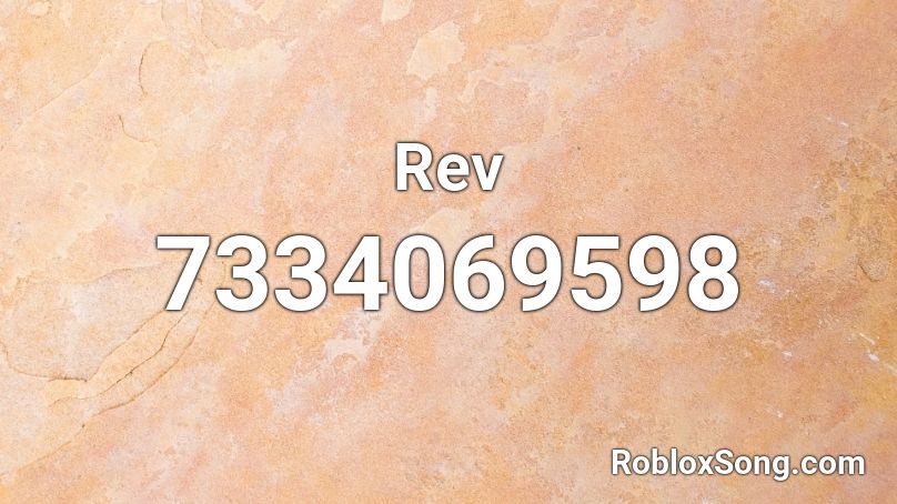 Rev Roblox ID