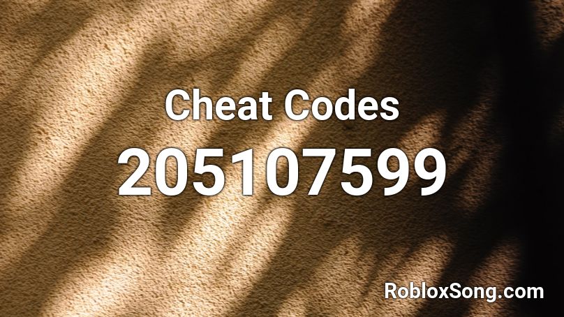 Cheat Codes Roblox ID