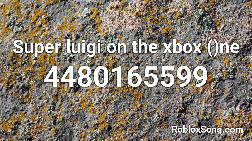 Super L on the Xbox Roblox ID