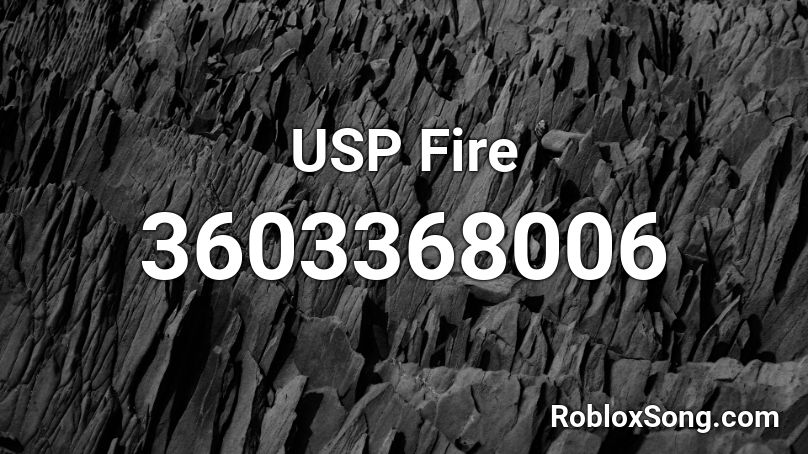 USP Fire Roblox ID