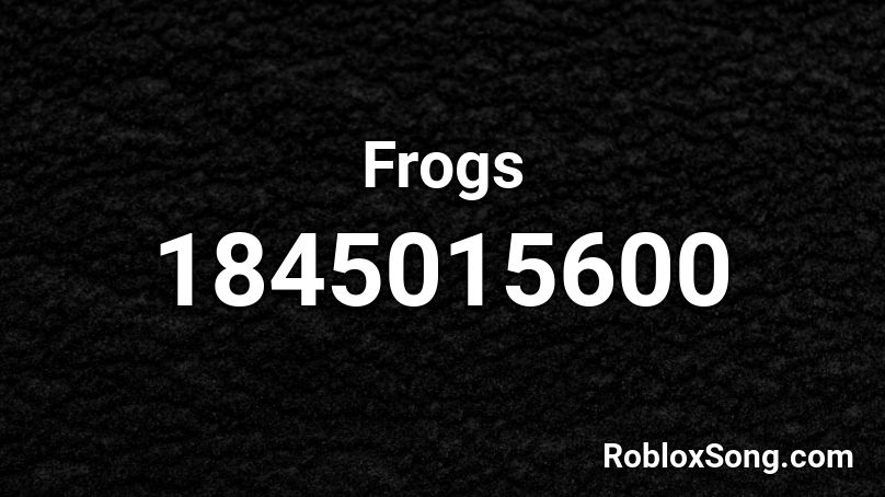 Frogs Roblox ID