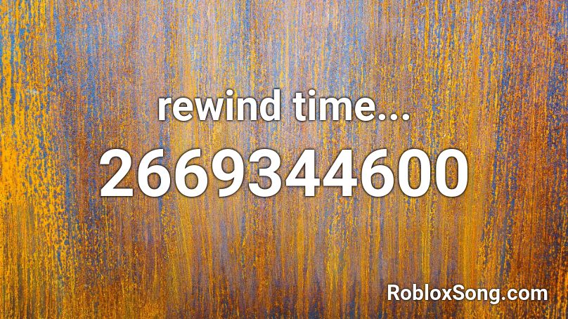 roblox rewind time