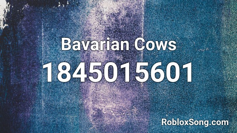 Bavarian Cows Roblox ID
