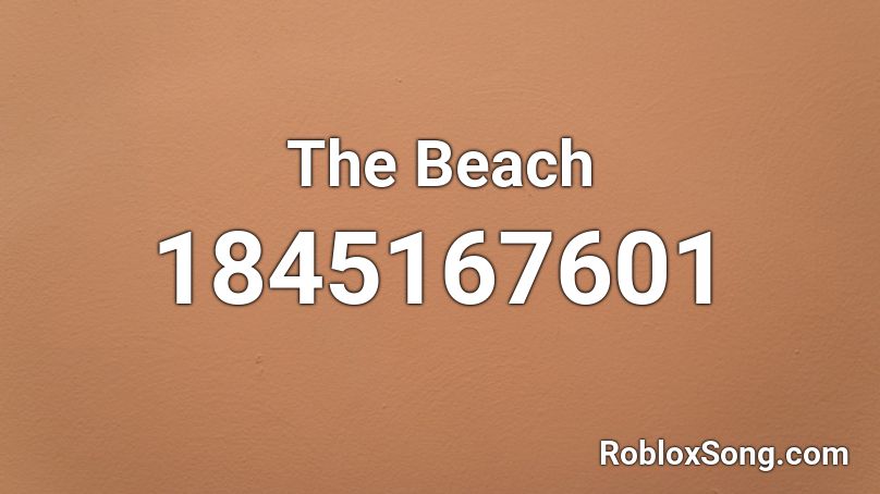 The Beach Roblox ID