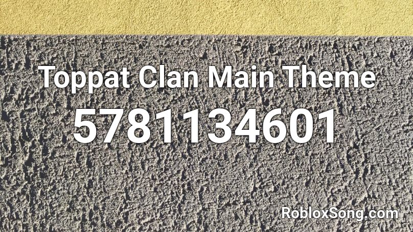 Toppat Clan Main Theme Roblox ID