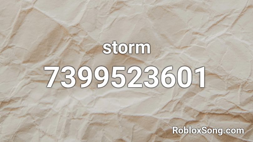 storm Roblox ID