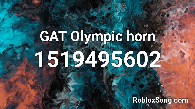 GAT Olympic horn Roblox ID