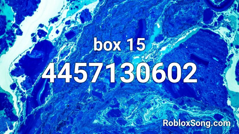 box 15 Roblox ID