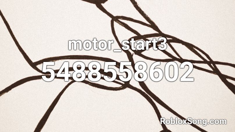 motor_start3 Roblox ID