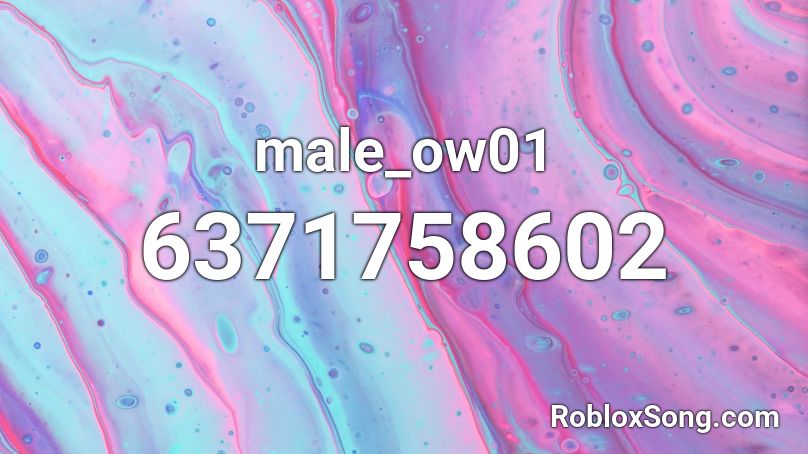 male_ow01 Roblox ID