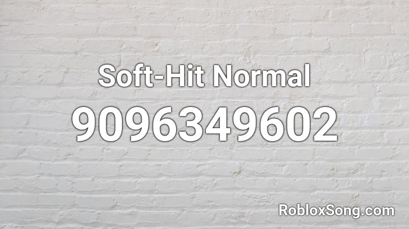 Soft-Hit Normal Roblox ID