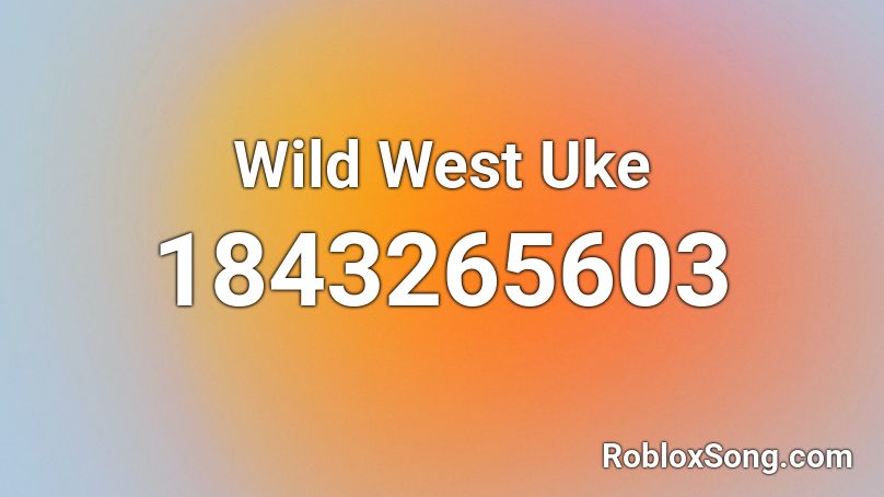 Wild West Uke Roblox ID