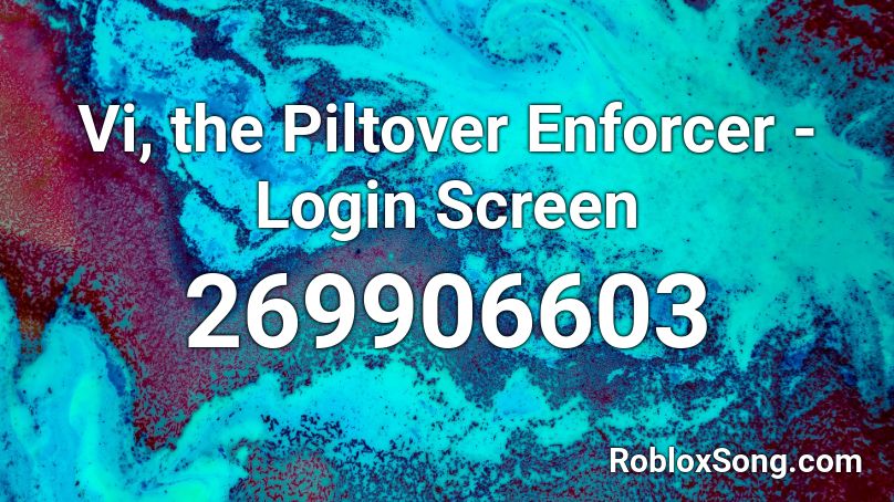 Vi, the Piltover Enforcer - Login Screen  Roblox ID