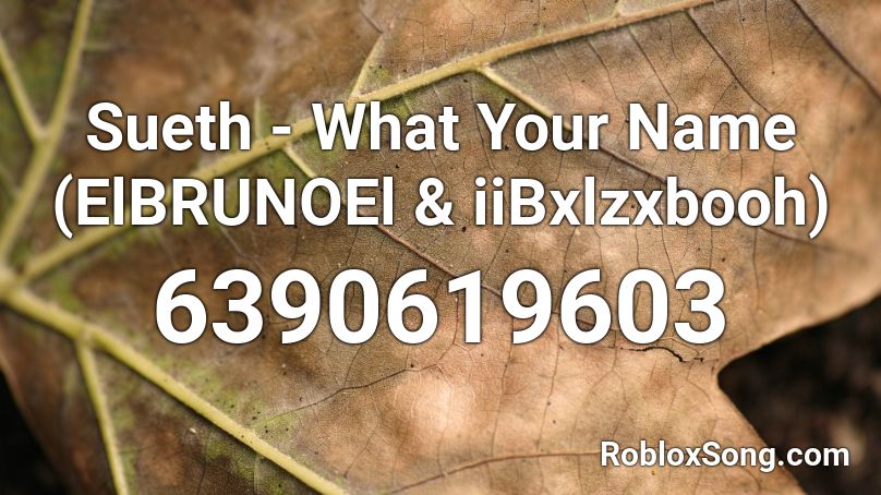 Sueth What Your Name Elbrunoel Iavxrxzz Roblox Id Roblox Music Codes - project kali roblox
