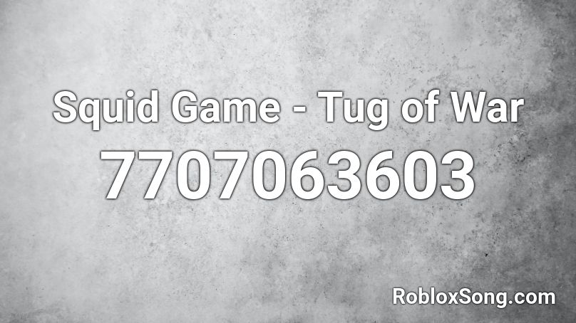 Roblox squid game id code music