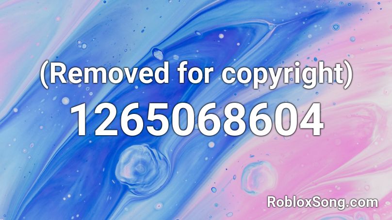 (Removed for copyright) Roblox ID