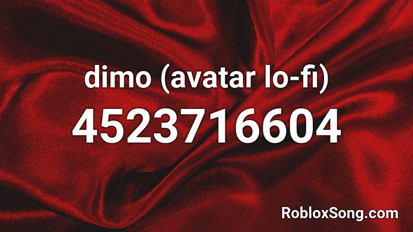 dimo (avatar lo-fi) Roblox ID