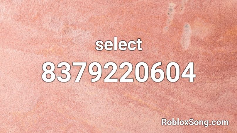 select Roblox ID