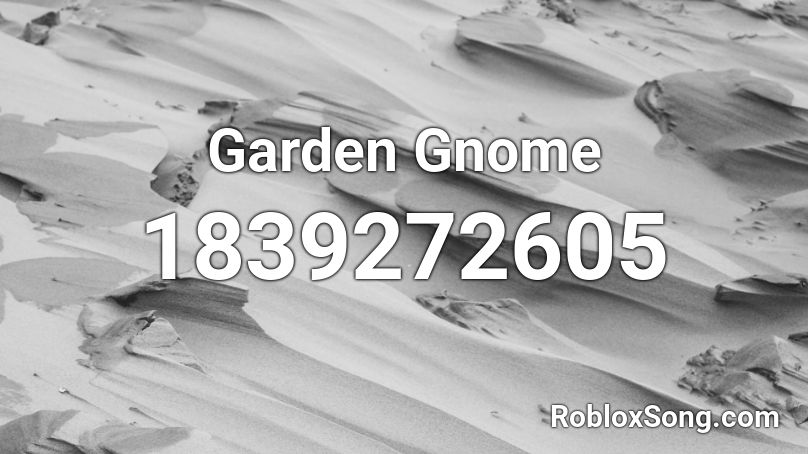 Garden Gnome Roblox ID