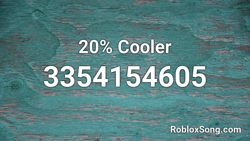 20% Cooler Roblox ID