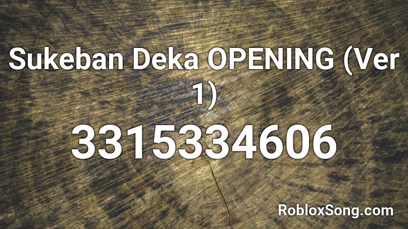 Sukeban Deka Opening Ver 1 Roblox Id Roblox Music Codes - roblox trampoline park code