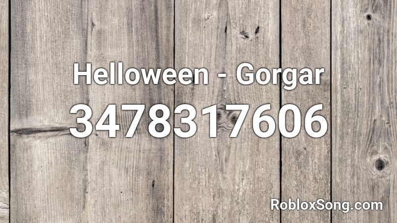 Helloween - Gorgar Roblox ID