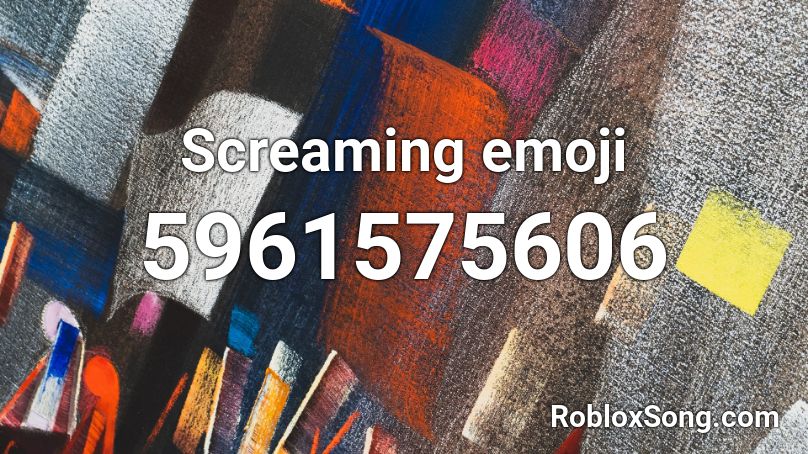 Screaming emoji Roblox ID