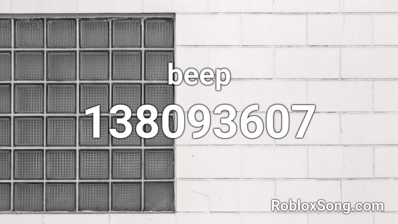 beep Roblox ID