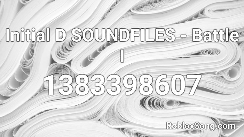 Initial D Soundfiles Battle I Roblox Id Roblox Music Codes - roblox audio initial d