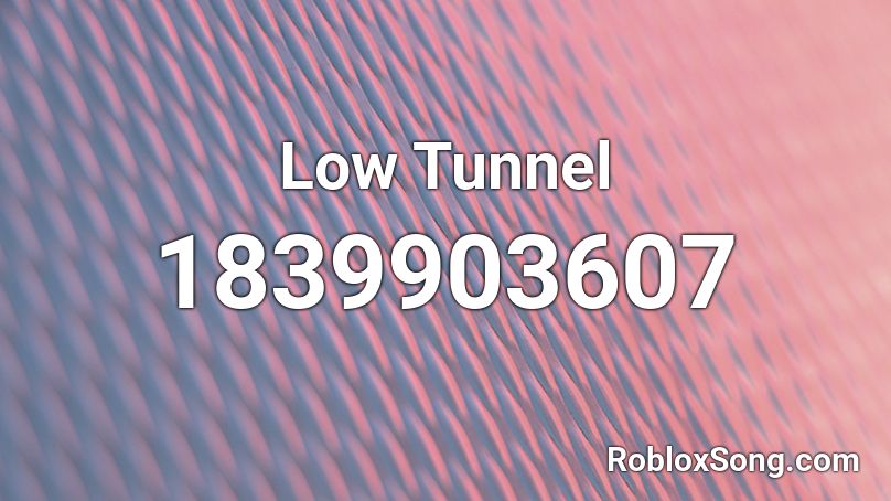 Low Tunnel Roblox ID