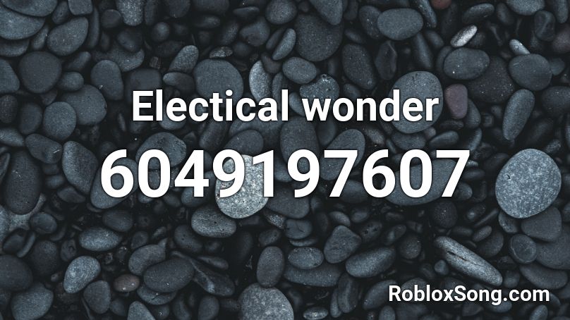 Electical wonder Roblox ID