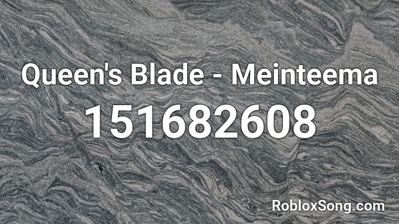 Queen's Blade - Meinteema Roblox ID