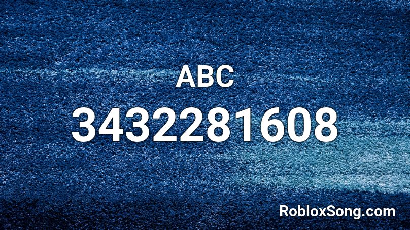 ABC Roblox ID