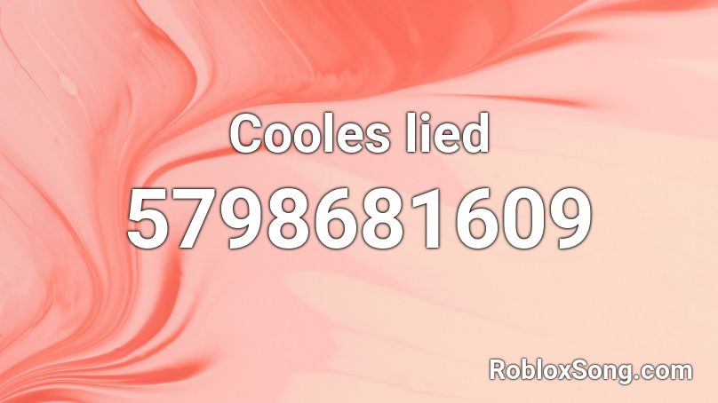 Cooles lied Roblox ID