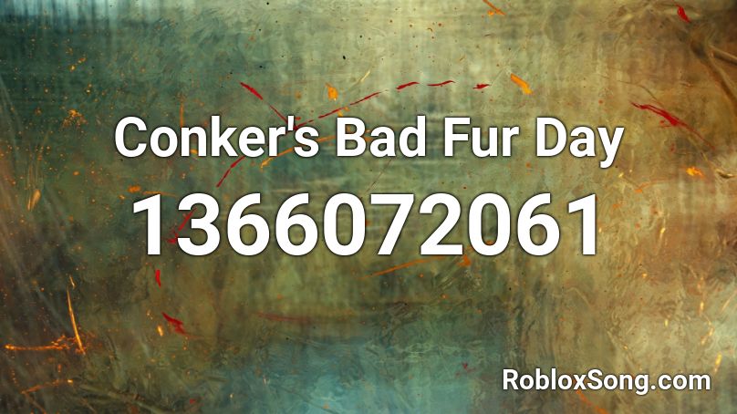 conkers bad fur day soundtrack