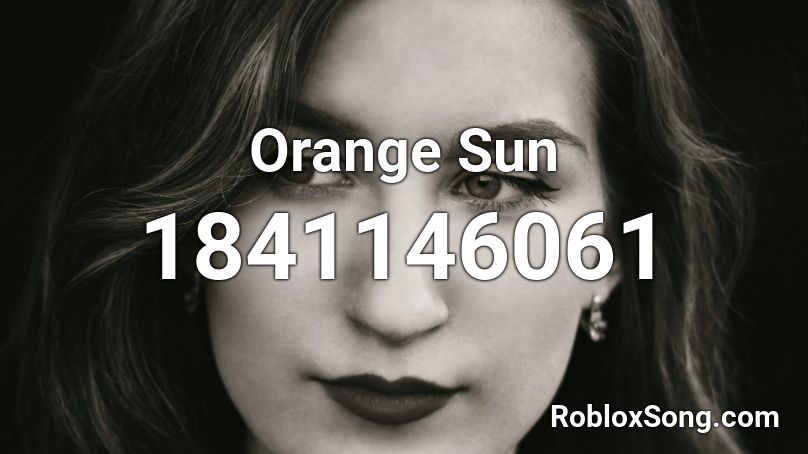 Orange Sun Roblox ID