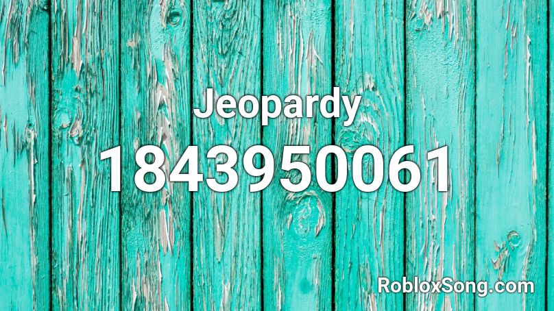 Jeopardy Roblox ID