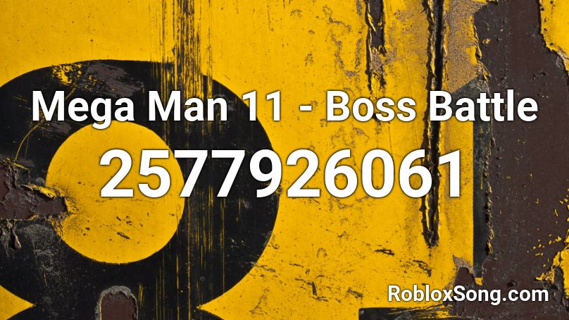 Mega Man 11 - Boss Battle Roblox ID