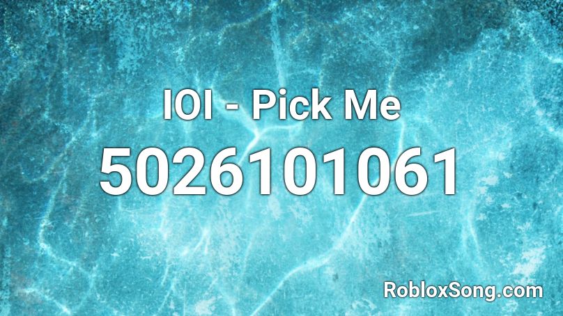 pick me no roblox