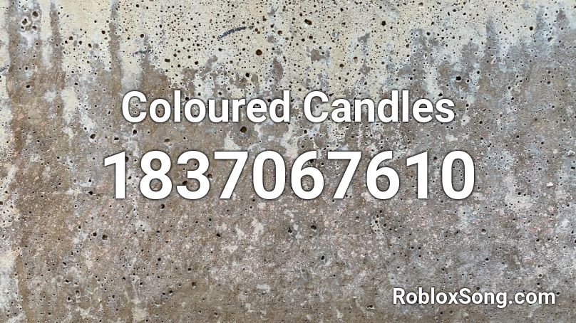 Coloured Candles Roblox ID