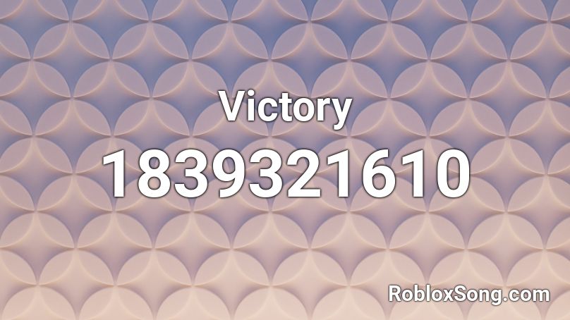 Victory Roblox ID