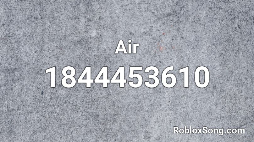 Air Roblox ID