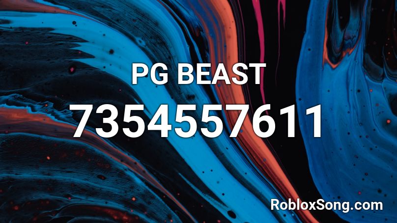 PG BEAST Roblox ID