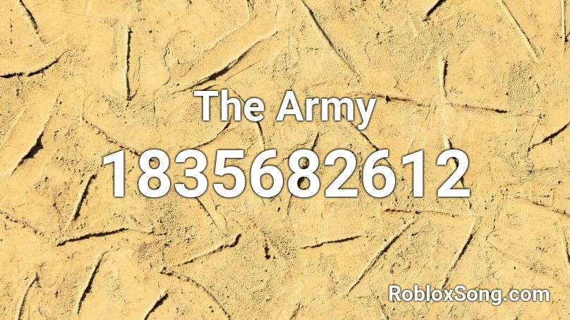 The Army Roblox ID